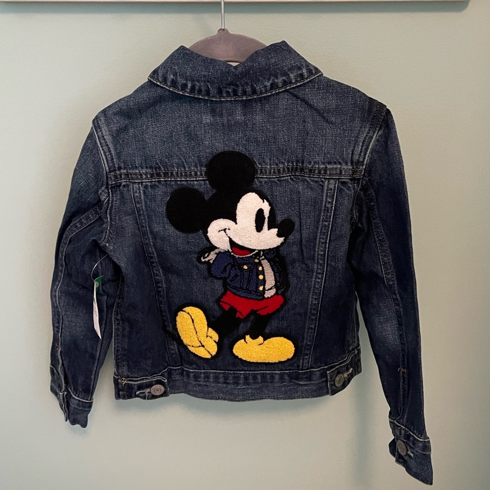 Gap Disney Mickey Mouse Jean Jacket